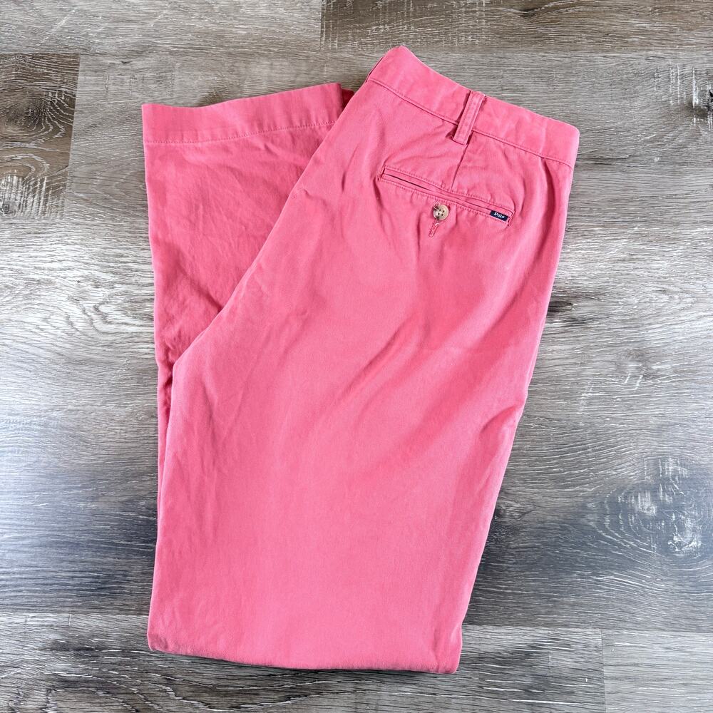 Polo Ralph Lauren‎ Chino Flat Front Slacks Size 35/32 *READ*